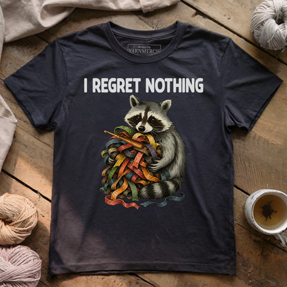 Strips Of Wool, I Regret Nothing T-shirt