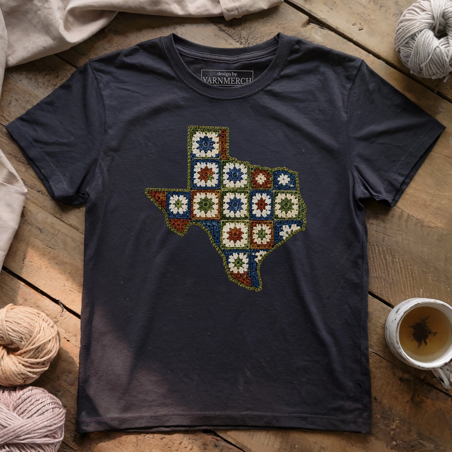 Texas Made Of Granny Squares T-shirt