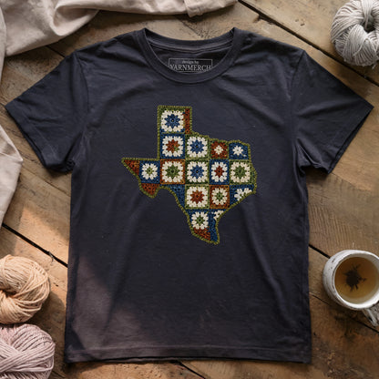 Texas Made Of Granny Squares T-shirt