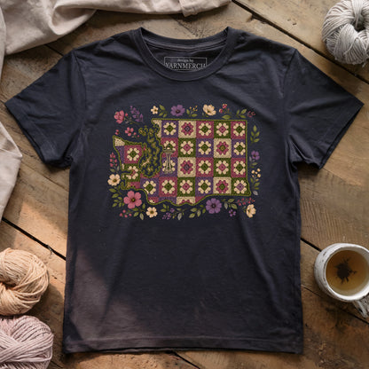 Washington In Granny Square T-shirt