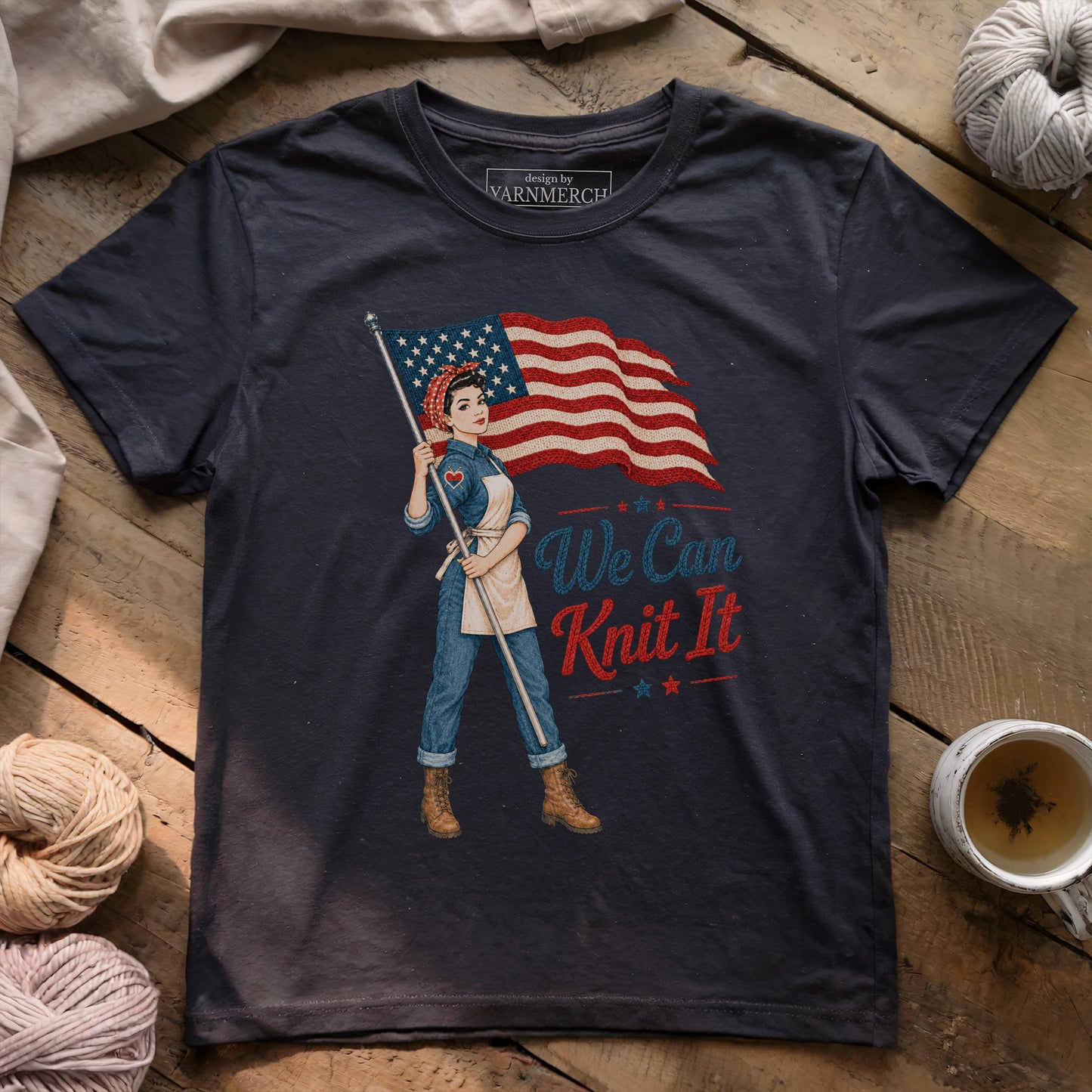 We Knit For Liberty T-shirt