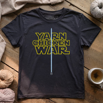 Yarn Chicken War Knitting T-shirt