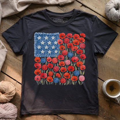 Yarns, Flowers & Liberty T-shirt