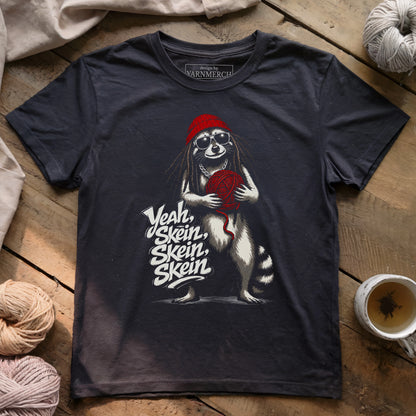 Lil-coon Holding Skein, Yeah T-shirt