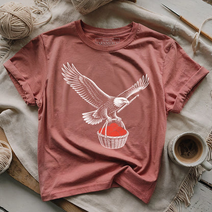 Eagle With Crocheting T-shirt