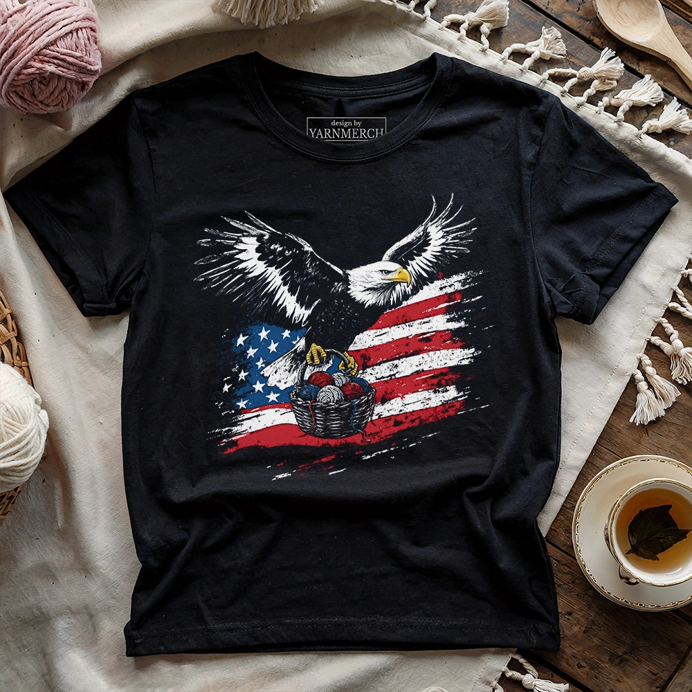 Eagle, Flag & Yarn T-shirt