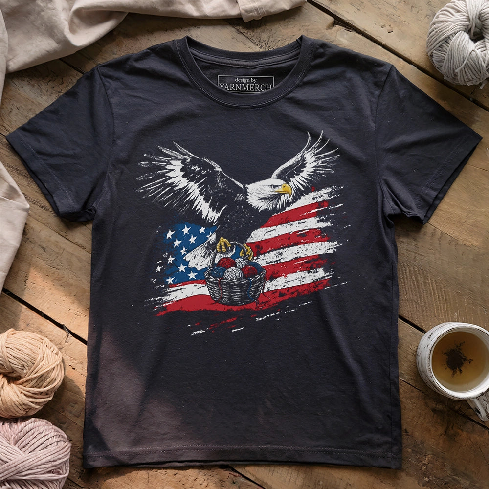 Eagle, Flag & Yarn T-shirt