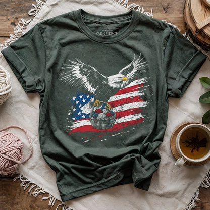 Eagle, Flag & Yarn T-shirt