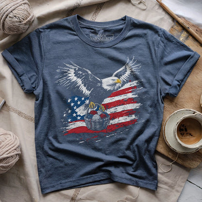Eagle, Flag & Yarn T-shirt