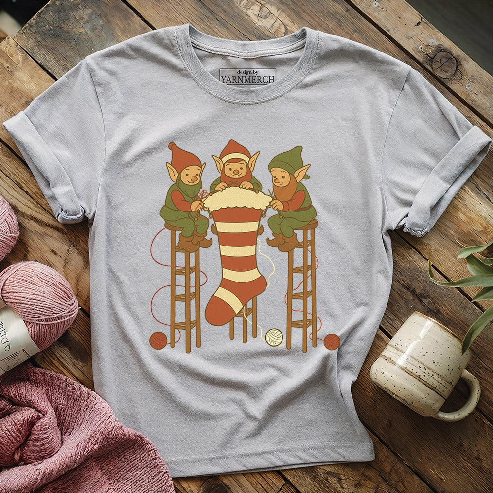 Elf Knit Stocking T-shirt