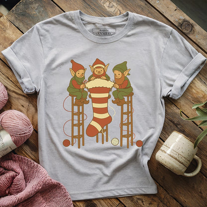 Elf Knit Stocking T-shirt