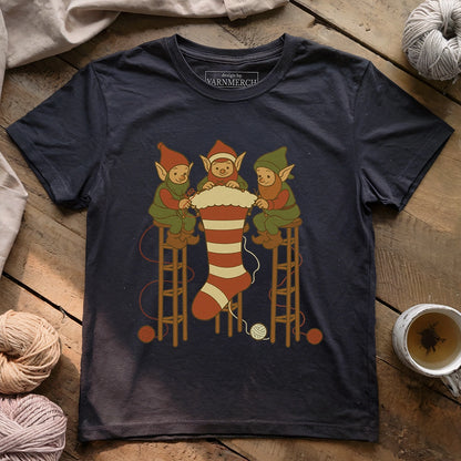 Elf Knit Stocking T-shirt