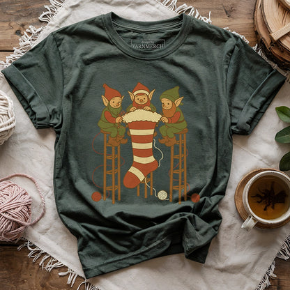 Elf Knit Stocking T-shirt