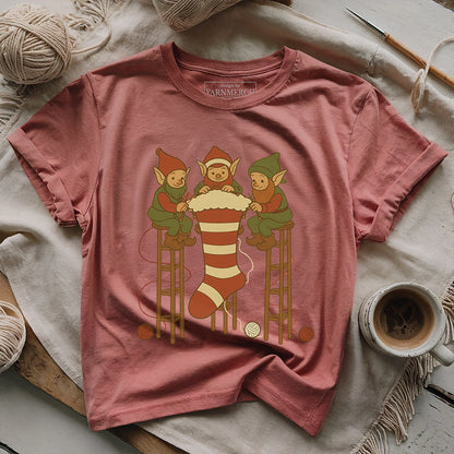 Elf Knit Stocking T-shirt