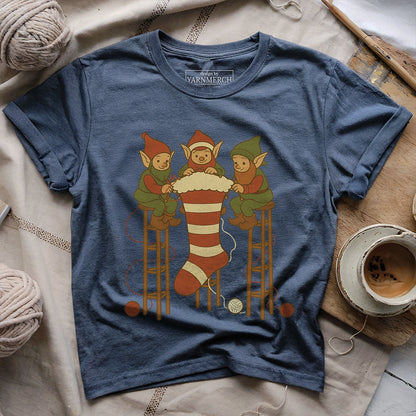 Elf Knit Stocking T-shirt