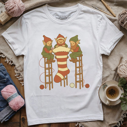 Elf Knit Stocking T-shirt