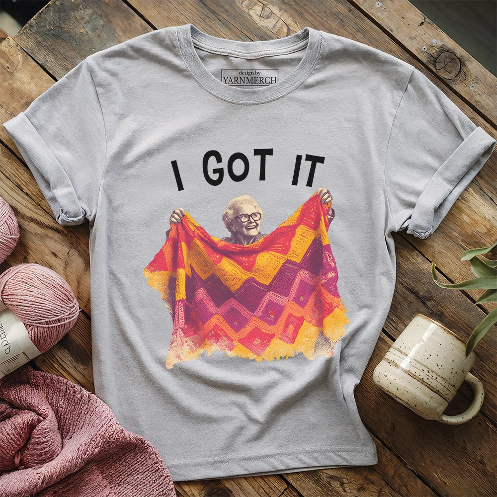First Crocheting Blanket T-shirt