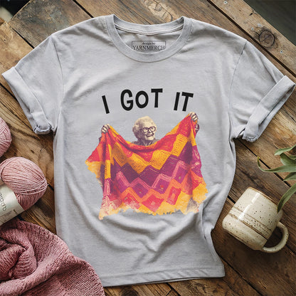 First Crocheting Blanket T-shirt