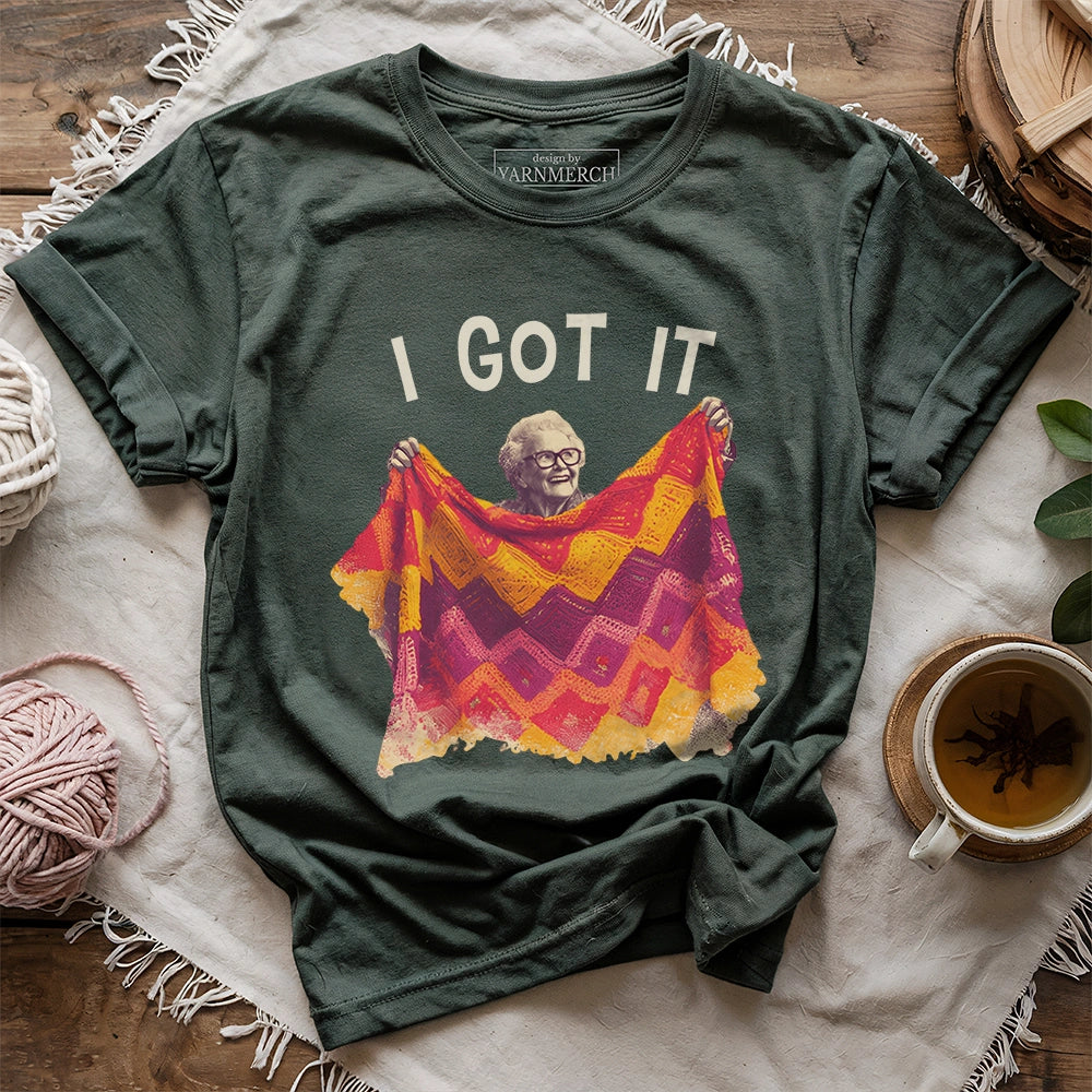 First Crocheting Blanket T-shirt