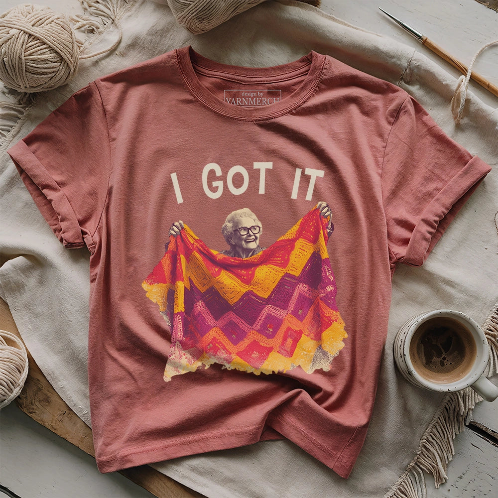 First Crocheting Blanket T-shirt
