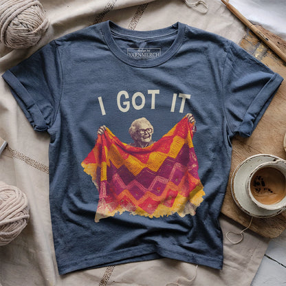 First Crocheting Blanket T-shirt