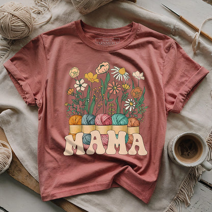 Floral Yarn Mama T-shirt