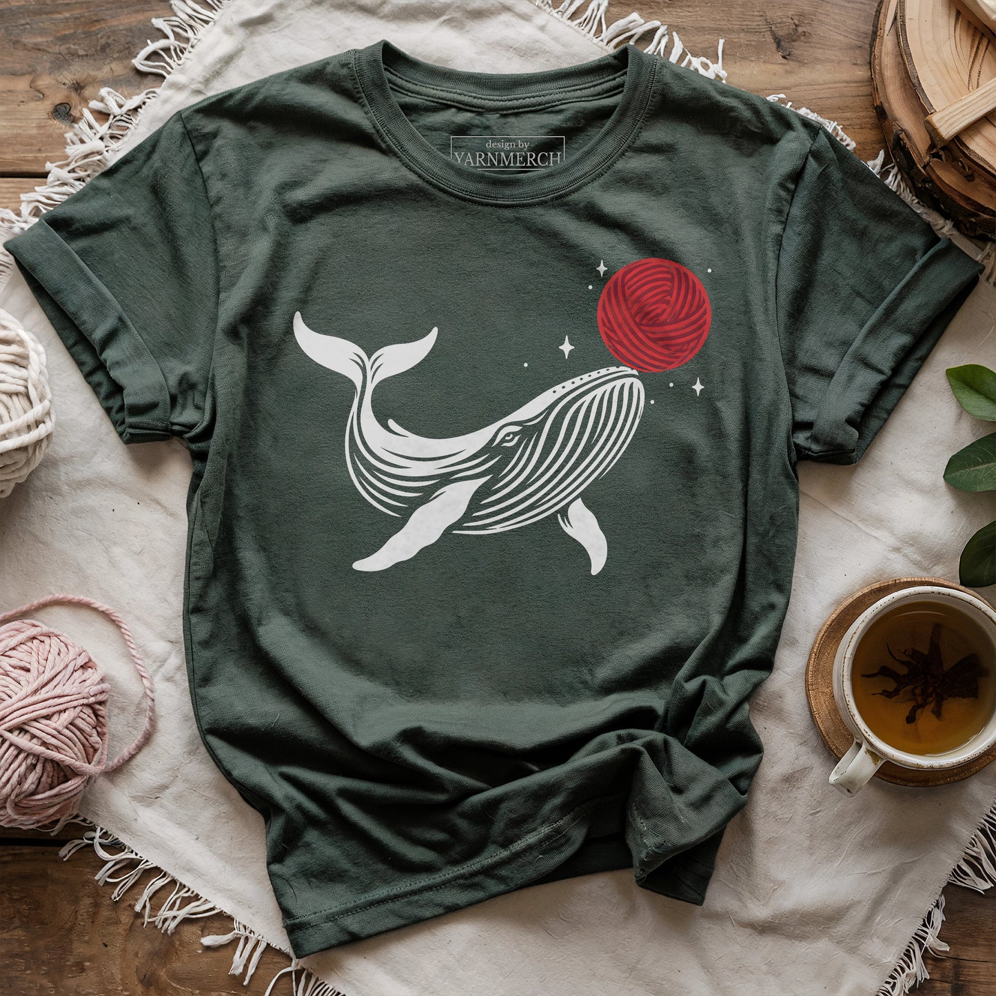 A Whale Of A Yarn T-shirt