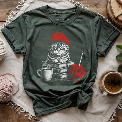 Black Cat & Coffee T-shirt