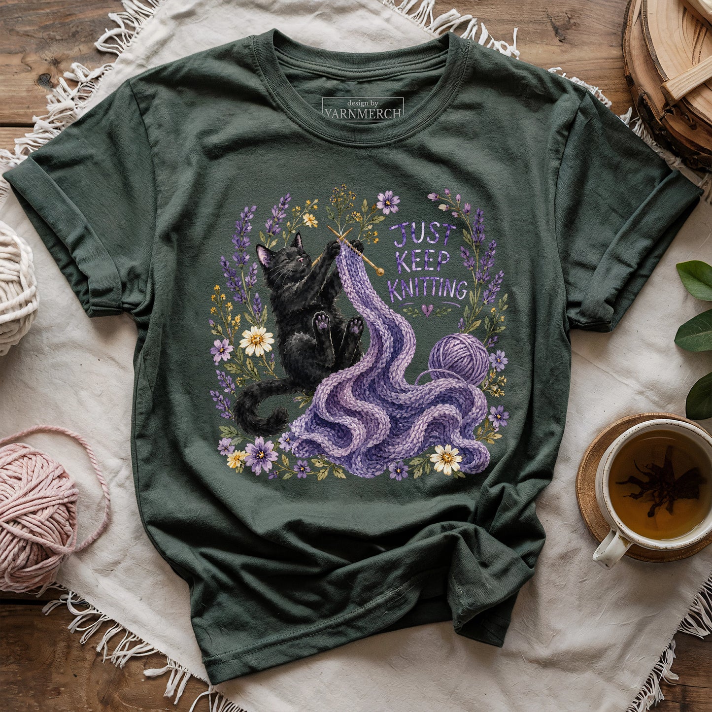 Cat & Knit T-shirt