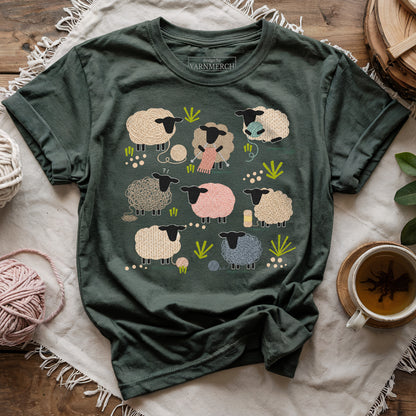 Colorful Sheeps T-shirt
