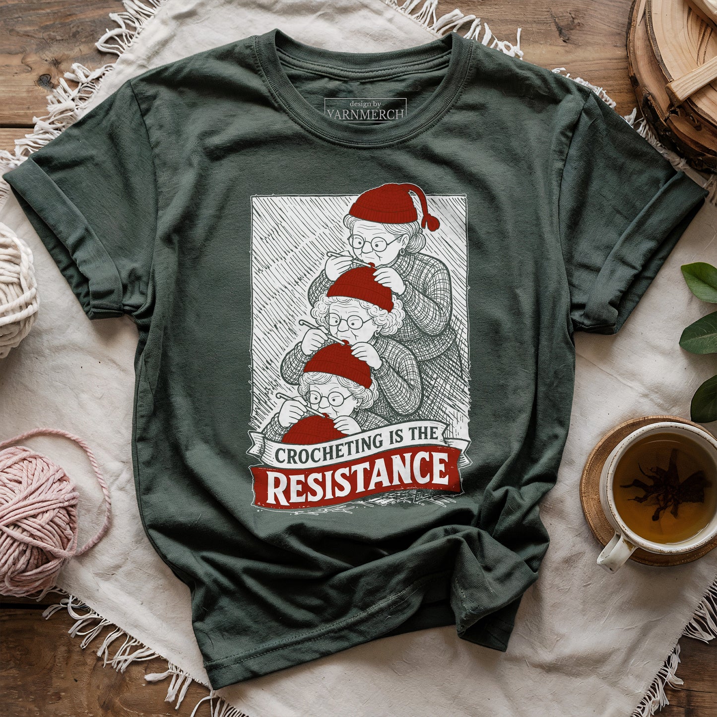 Crocheting Is Resisting T-shirt