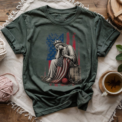 Crying & Knitting For Liberty T-shirt