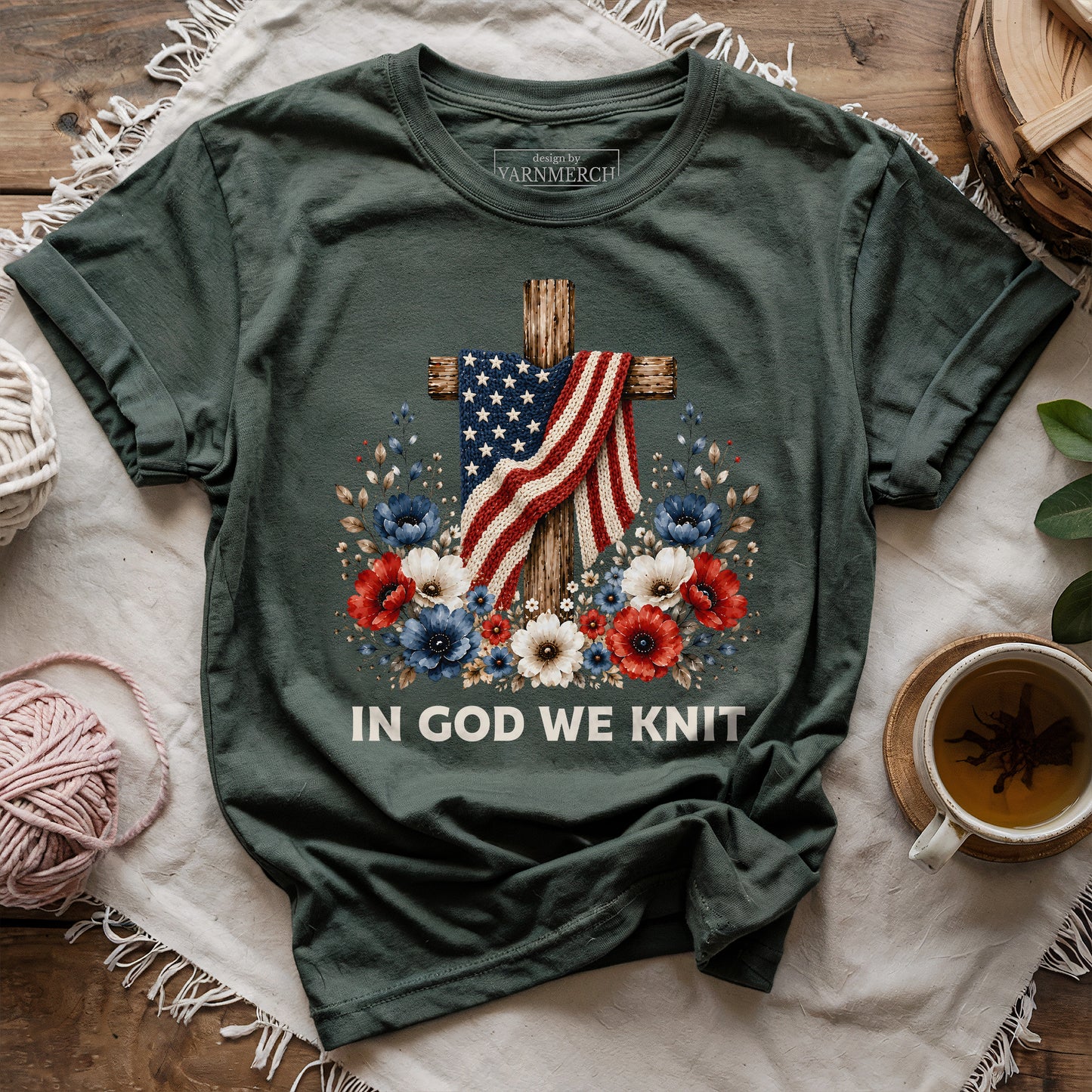 In God We Knit T-shirt