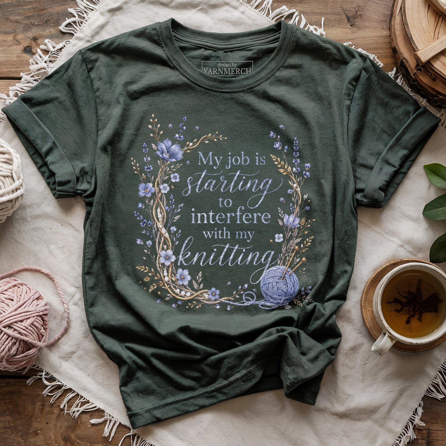 Interfere With My Knitting T-shirt