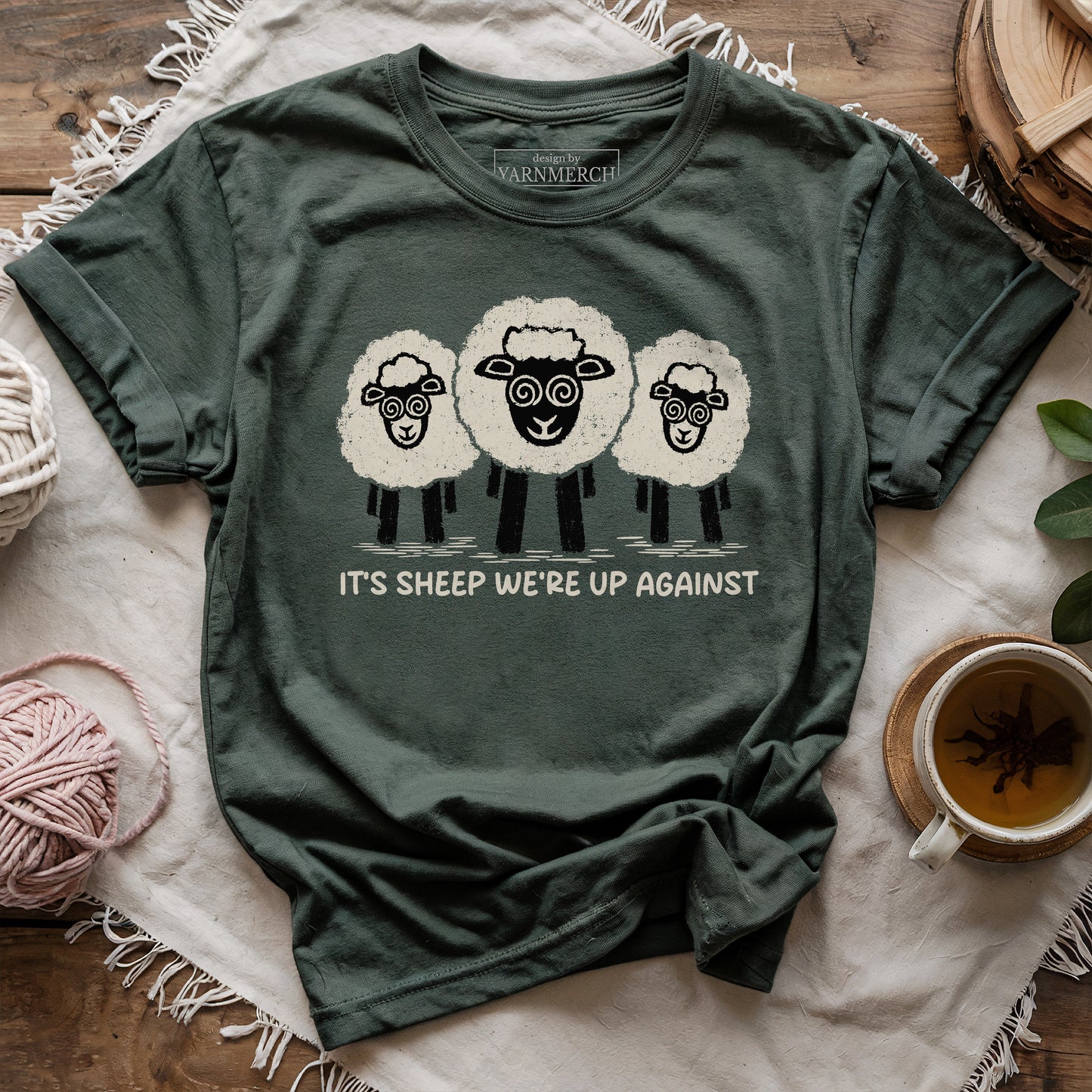 It's Sheep We're Up Against T-shirt