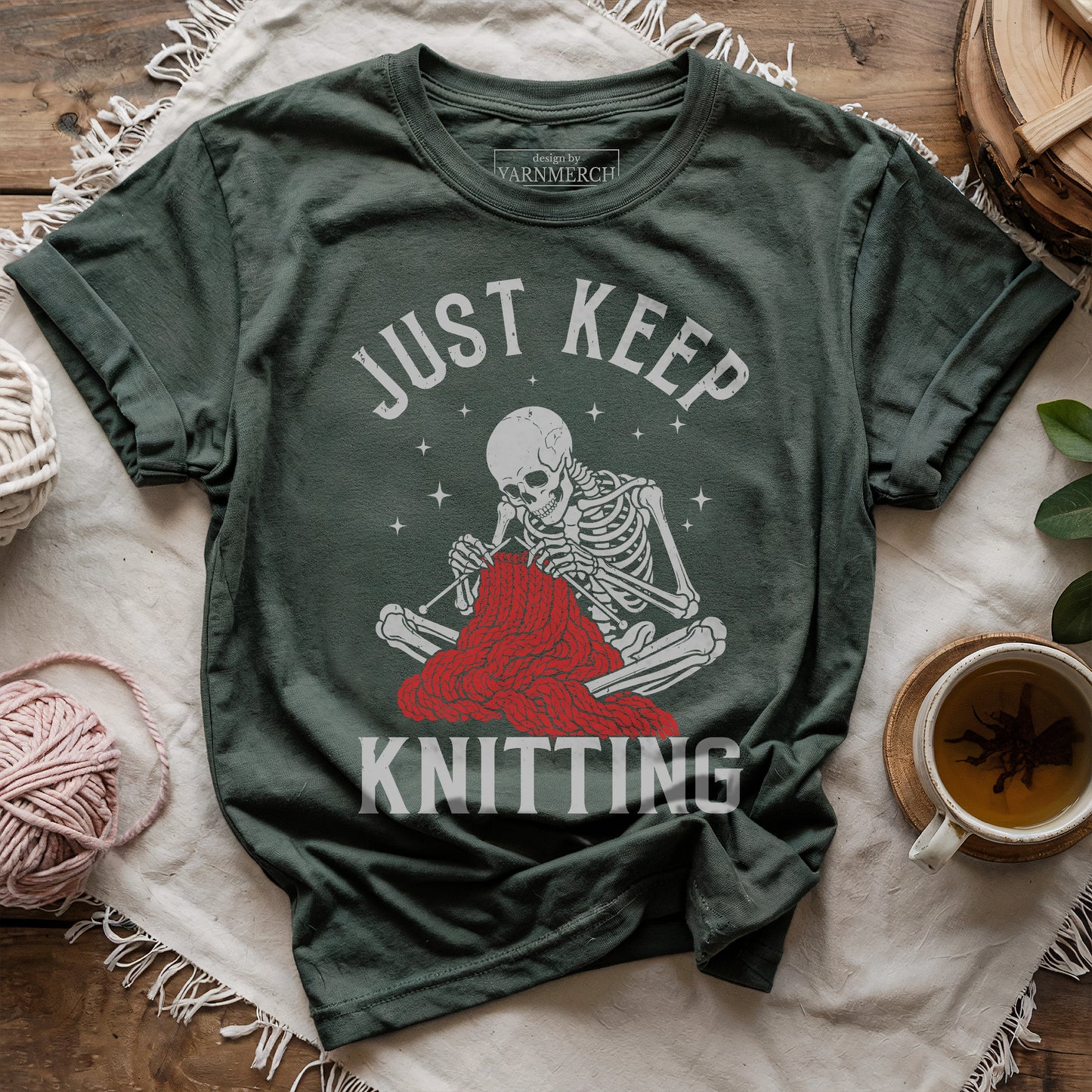 Just Keep Knitting T-shirt