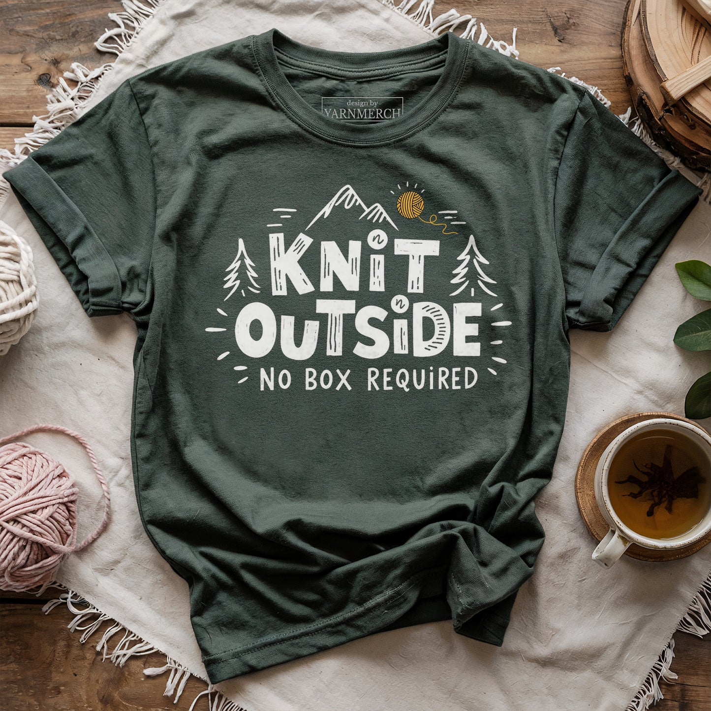 Knit Outside No Box Required T-shirt