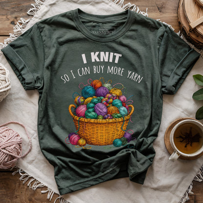 Knit To Buy More Yarn T-shirt