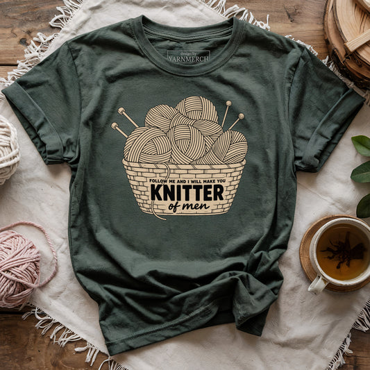Knitter Of Men T-shirt