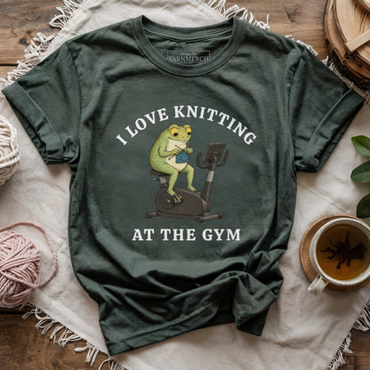 Knitting At The Gym T-shirt