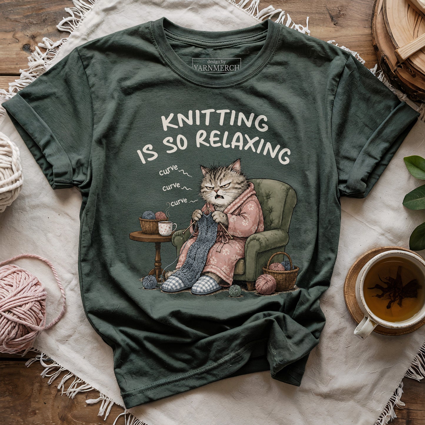 Knitting Is SO Relaxing T-shirt