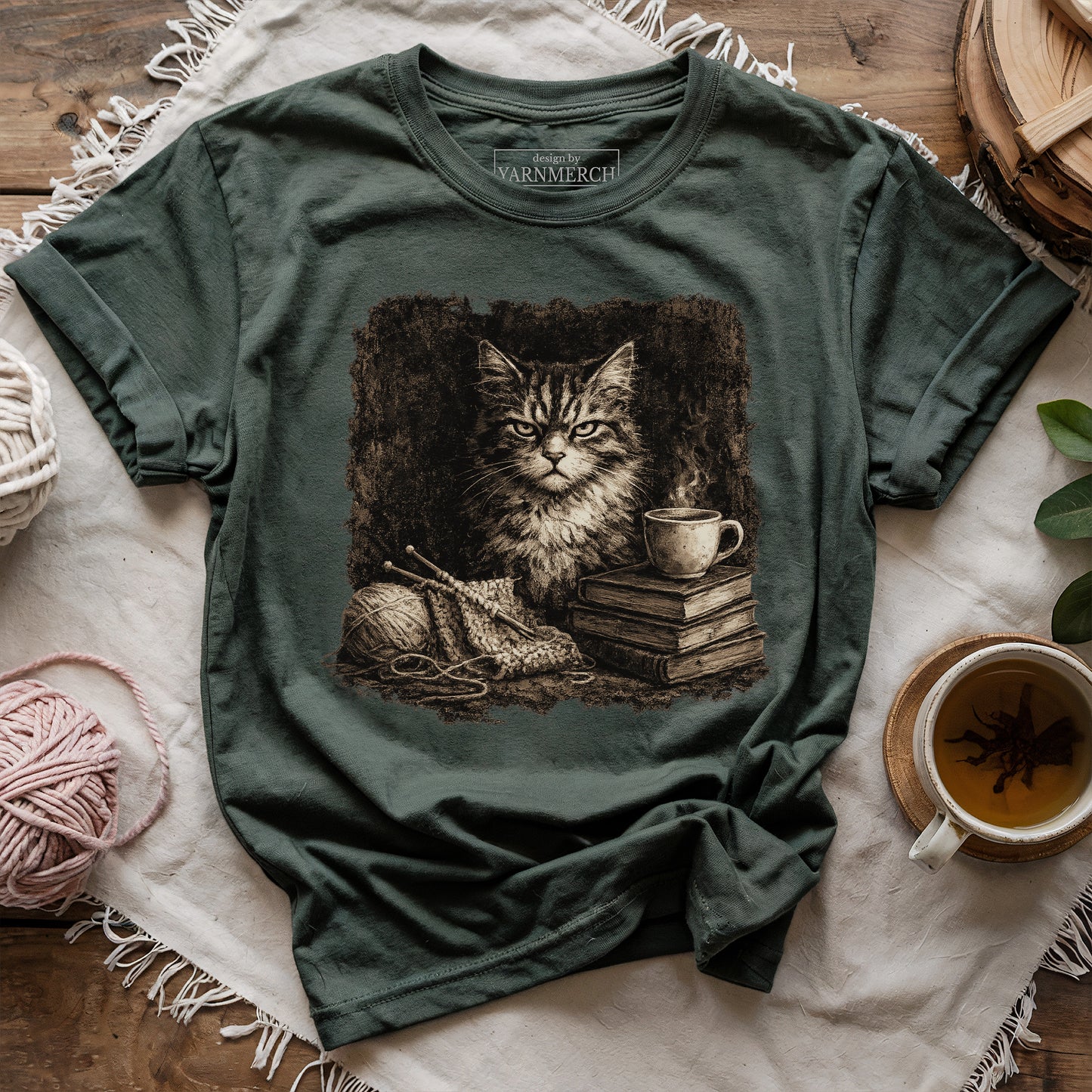 Knitting, Coffee & No Nonsense T-shirt
