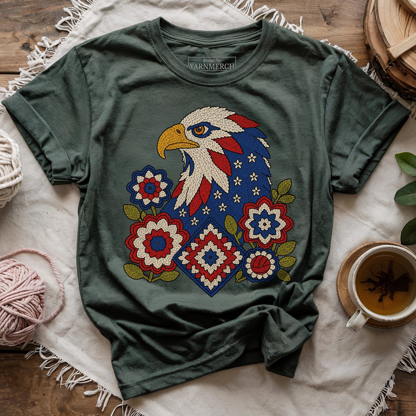 Liberty Stitch Eagle T-shirt