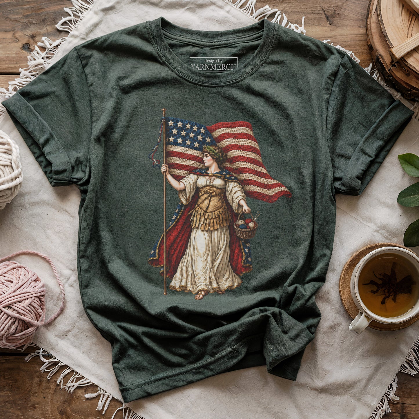 Miss Columbia Knit For USA T-shirt