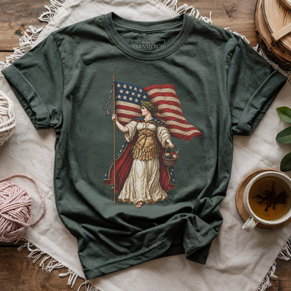 Miss Columbia Knit For USA T-shirt