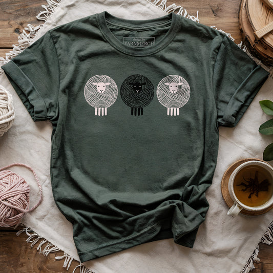 One Two Three Sheeps T-shirt
