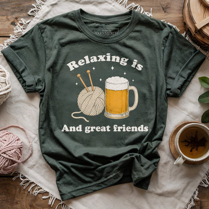 Relax Is Beer & Yarn T-shirt