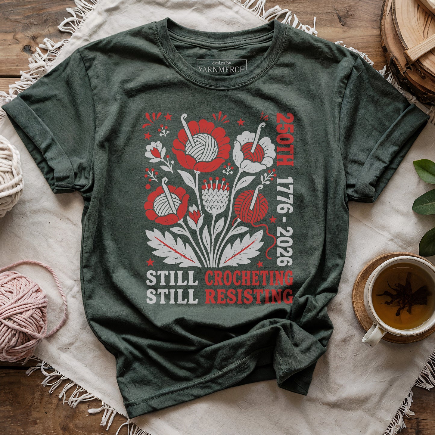 Still Crocheting, Still Resiting T-shirt