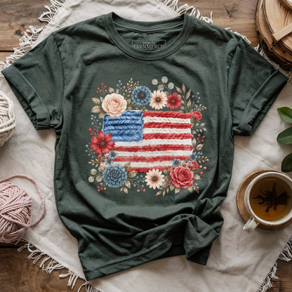 Stripes & Flowers T-shirt