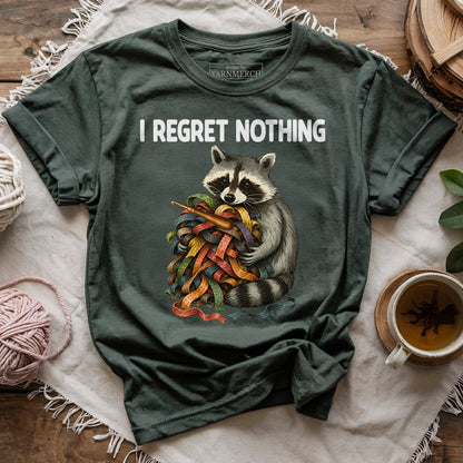 Strips Of Wool, I Regret Nothing T-shirt